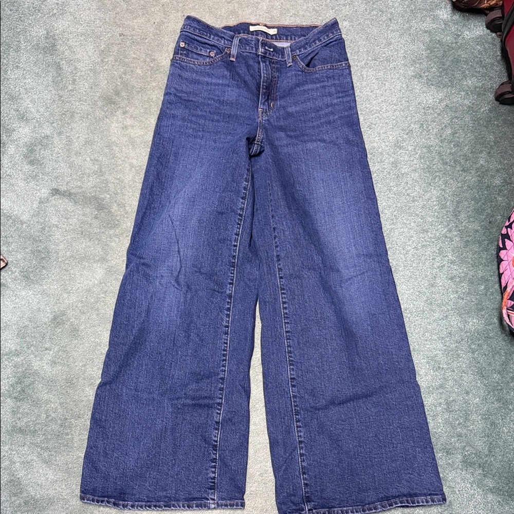 Signature by Levi Strauss Dark Blue Flare Jeans